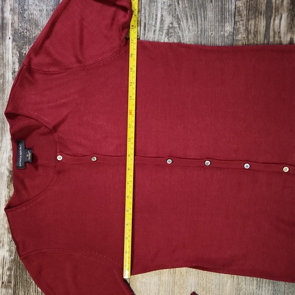 Banana Republic Button Up Ribbed Sweater Womens Medium - Picture 6 of 12